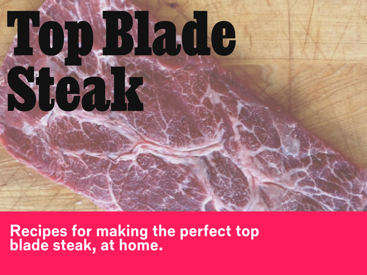 kronblad Poesi Surichinmoi Top Blade Steak from Family Farms – Happy Valley Meat Company